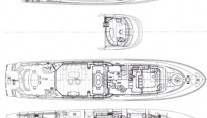 Motor yacht Betty Jane -  Layout